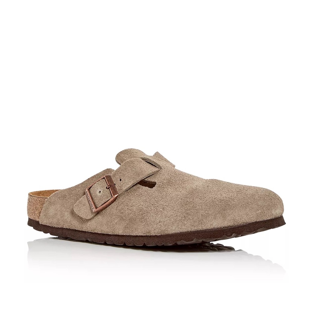 Birkenstock Women’s Boston Clog - Taupe Suede NWT